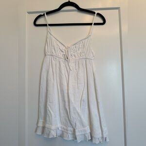 White Spaghetti Strap Dress